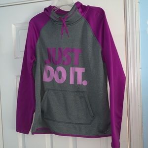 NIKE JUST DO IT . HOODIE THERMA FIT